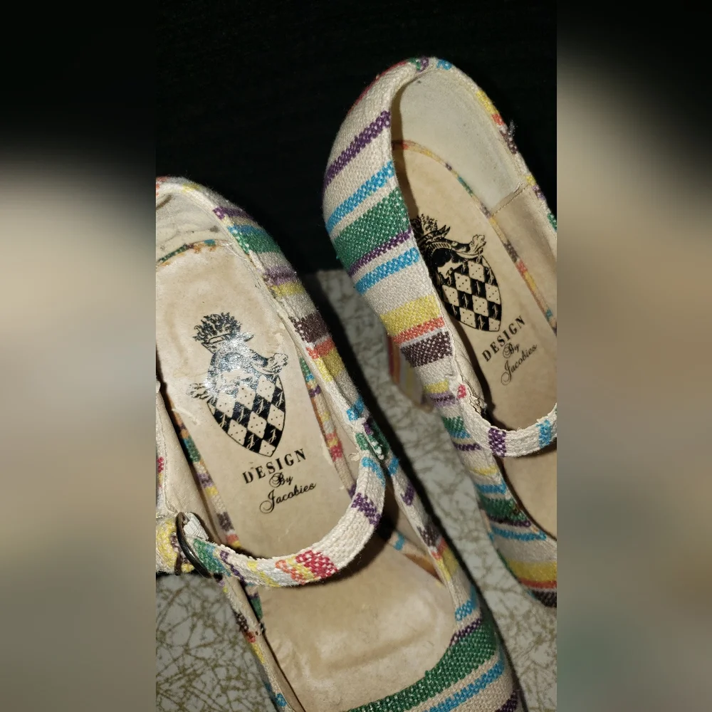Platform High Heels Design by Jacobies Size 6.5